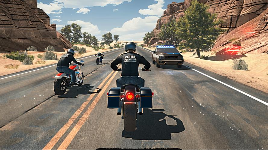 Police Bike Pursuit Highway 스크린샷 0