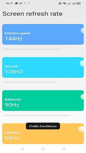 Refresh Rate Changer Capture d'écran 3