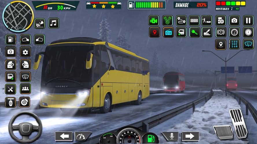 Classic Bus Simulator Games 3D Schermafbeelding 1