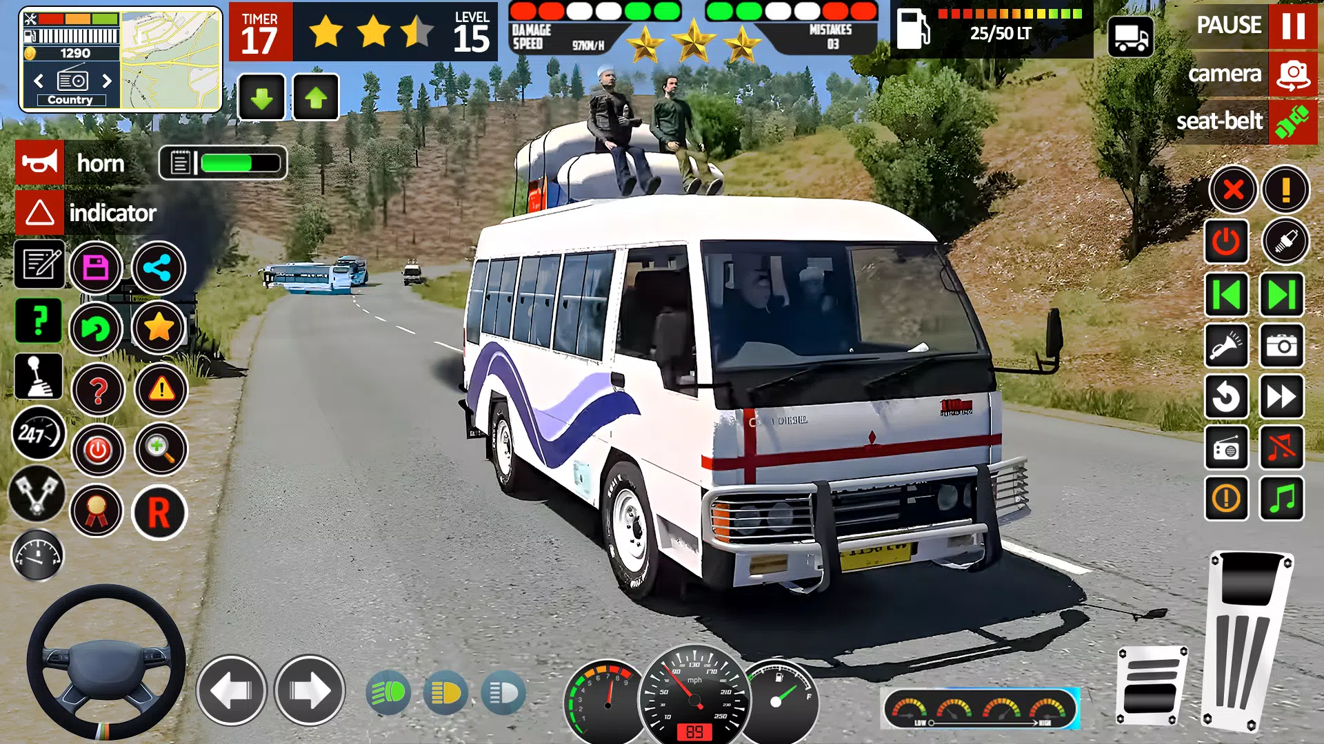 Mini Bus Game: Bus Driving 3D Captura de pantalla 1