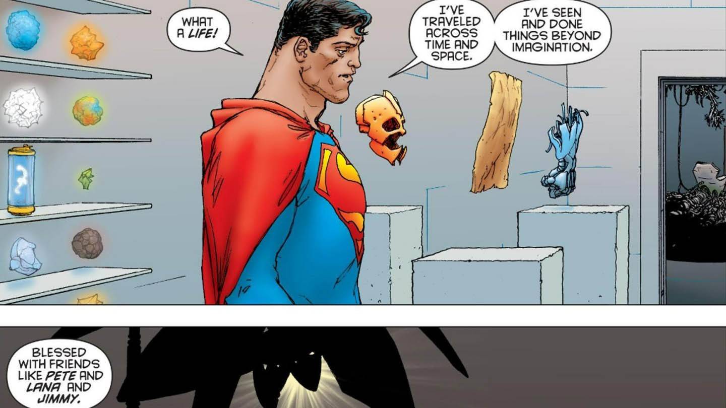Superman reflecteert op zijn verleden