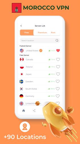 Morocco VPN - Private Proxy स्क्रीनशॉट 2