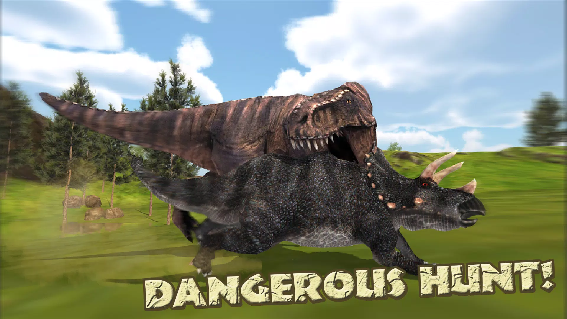 Schermata Hungry T-Rex Island Dino Hunt 0