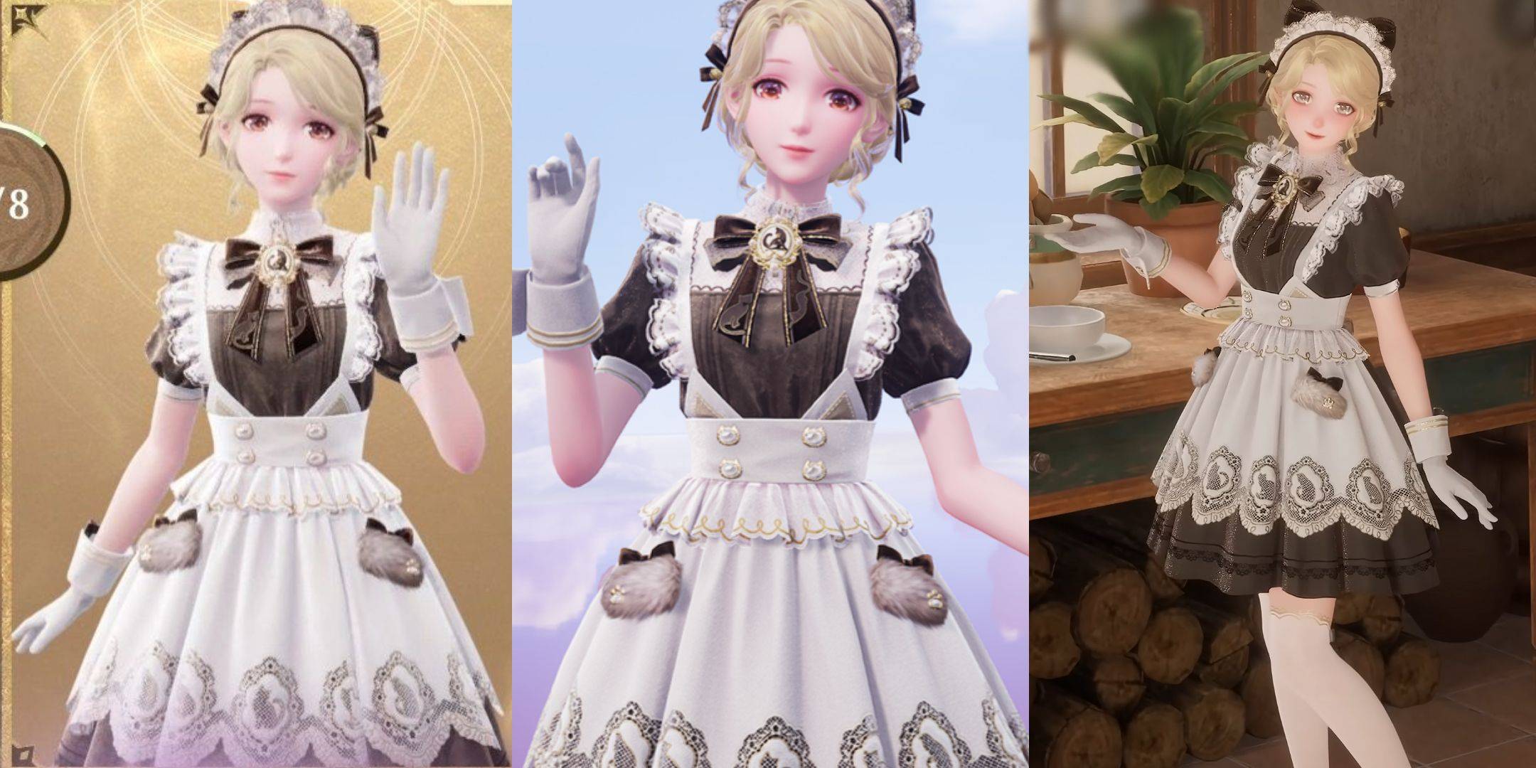 Bye-Bye Dust Outfit Evolution