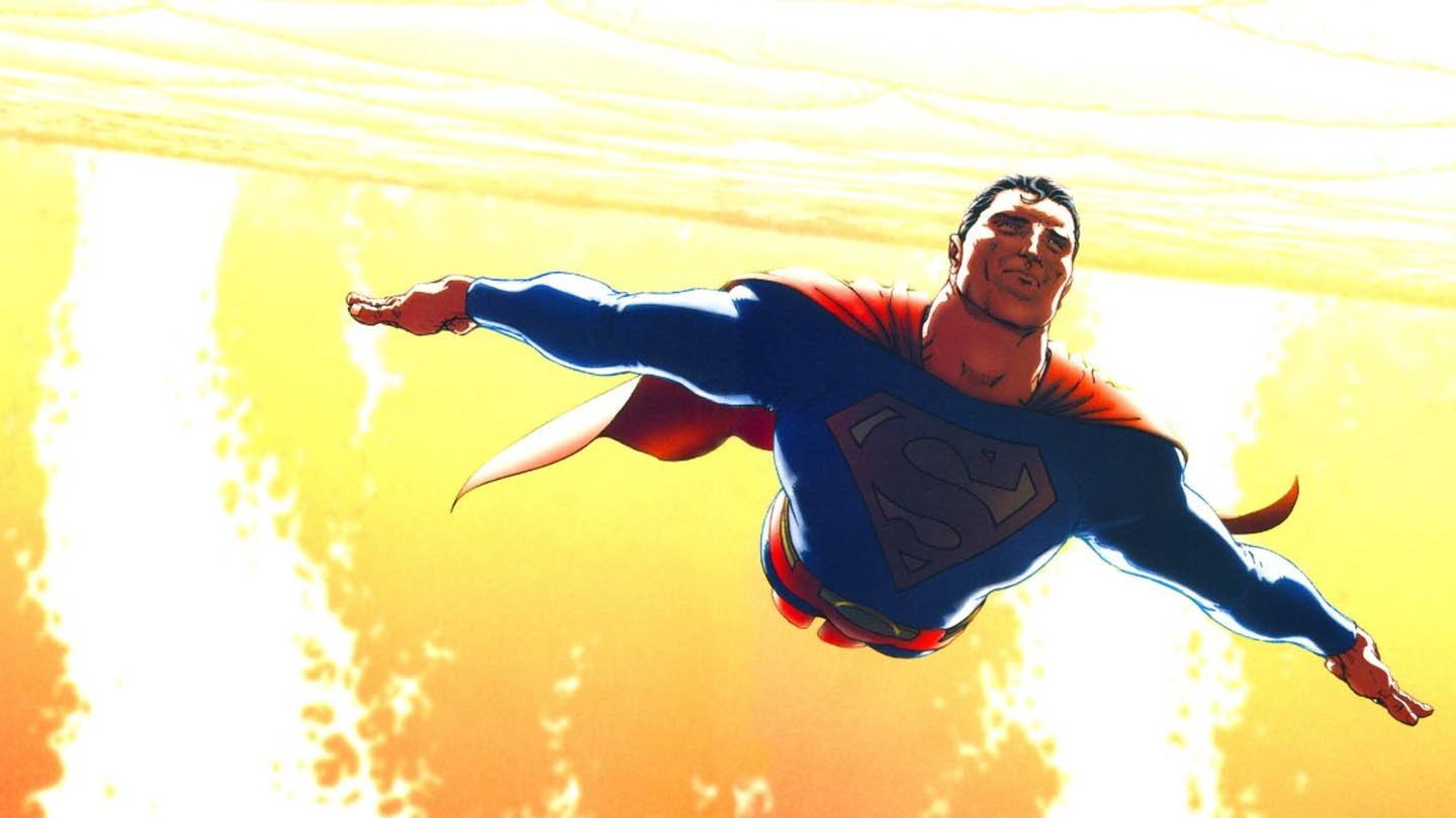 Superman bij de zon