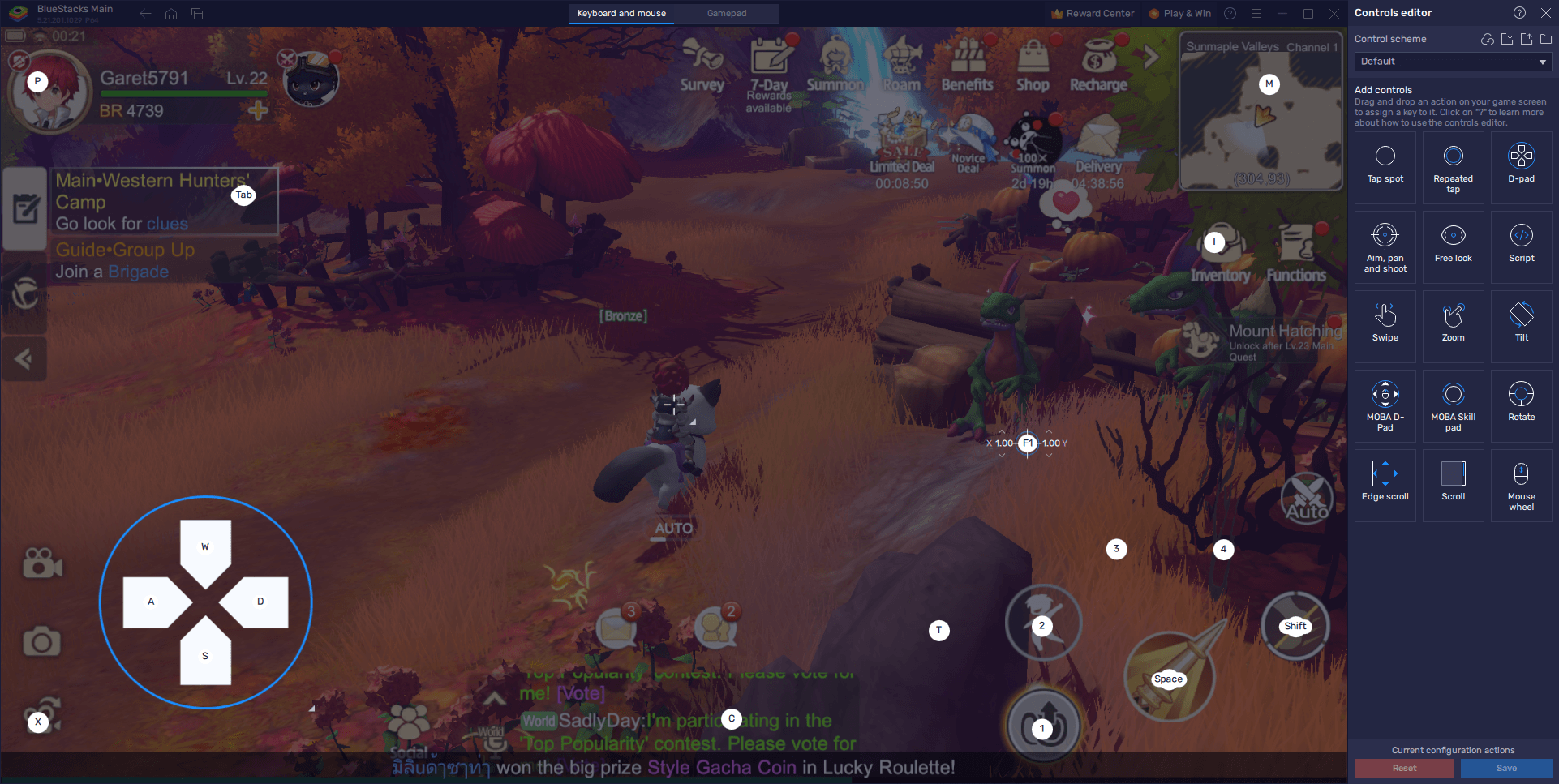 Bluestacks가있는 PC에서 Draconia saga를 최대화하십시오