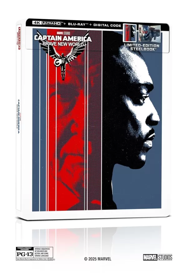 Captain America: Brave New World 4K Steelbook Preorders Start Today