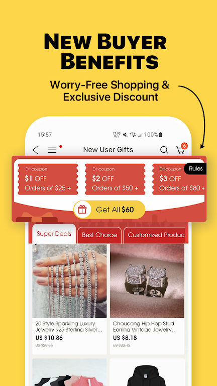 DHgate-online wholesale stores Zrzut ekranu 1