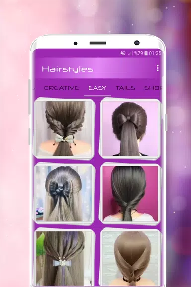 Hairstyles Step by Step Videos Screenshot 2