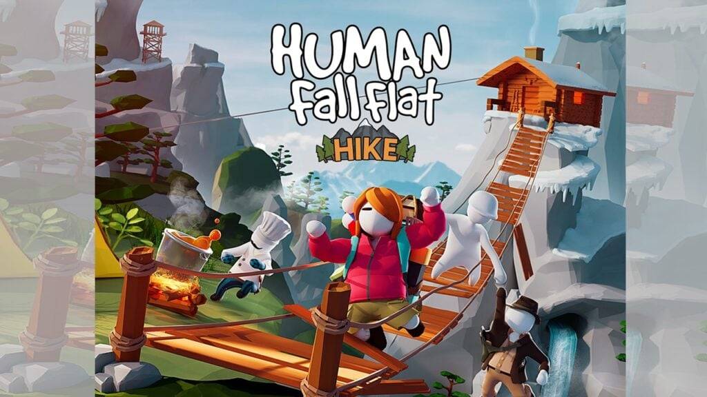 "Caminhada: escalada de penhascos imponentes no novo nível do Human Fall Flat"