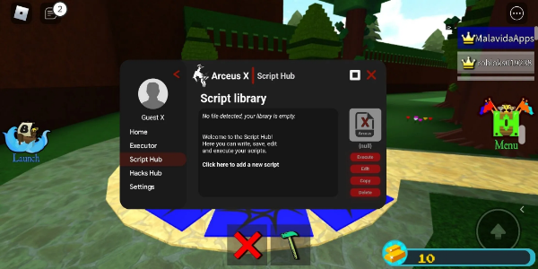 Arceus X Screenshot 2