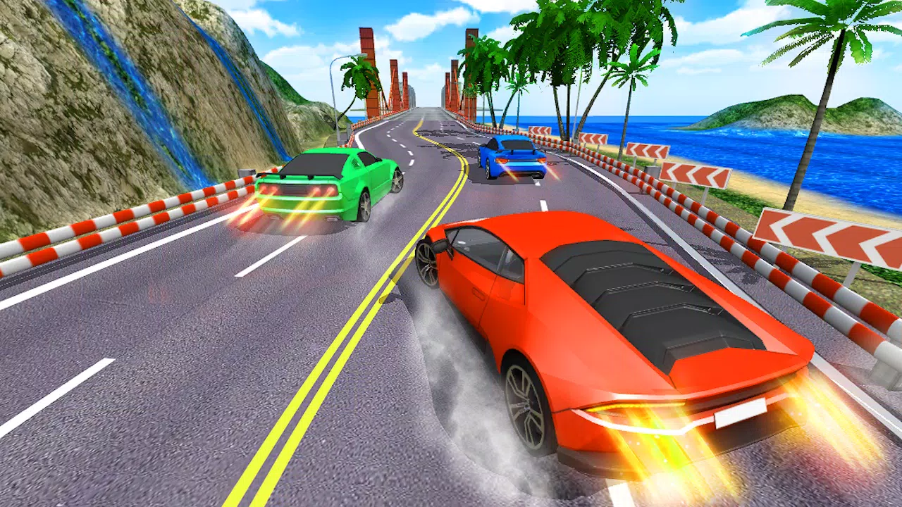 Highway Traffic Drift Cars Racer 스크린샷 0