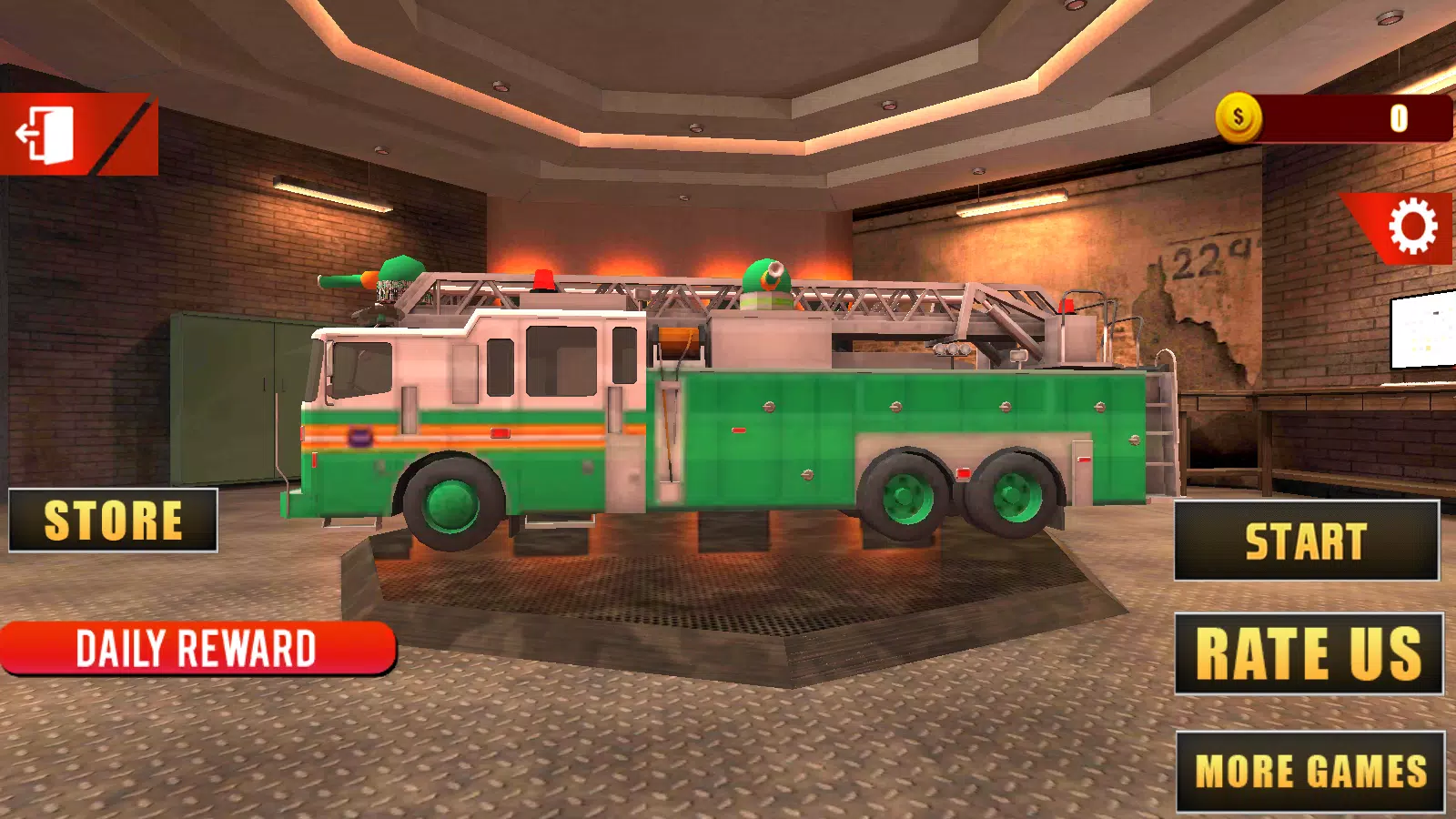 Fire Truck Simulator Rescue Captura de pantalla 3