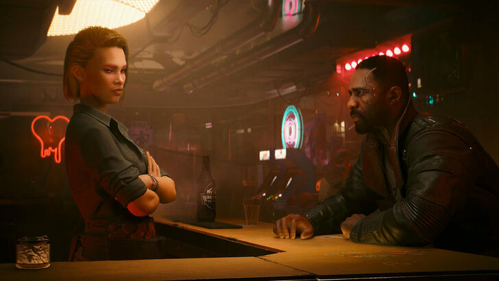 Inaasahan ng Idris Elba ng Cyberpunk 2077 para sa cyberpunk live-action kasama si Keanu Reeves