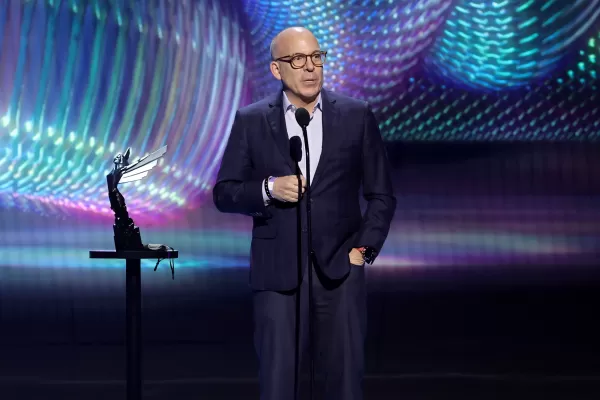 Presiden Nintendo of America Doug Bowser sedang bersedia untuk melancarkan Foto Switch 2. Oleh Kevin Winter/Getty Images.