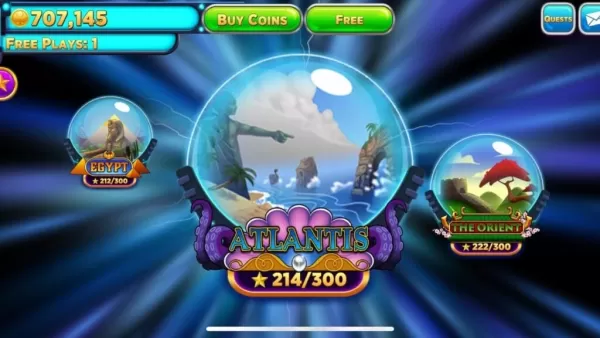 Solitaire Time Warp game locations featuring different historical settings