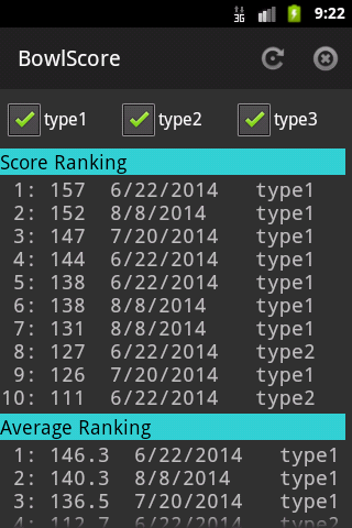 BowlScore 10 স্ক্রিনশট 2