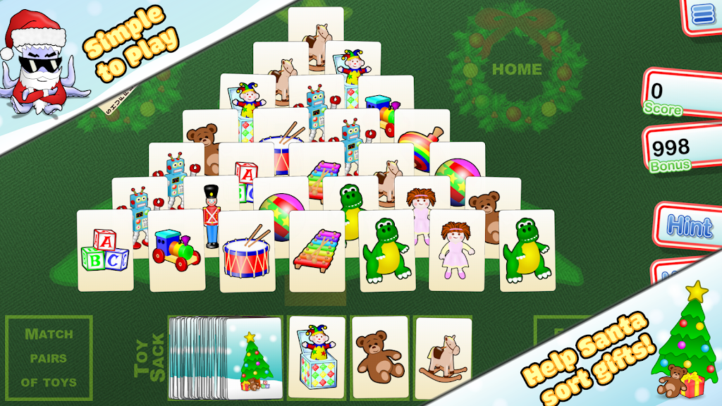 Christmas Tree Solitaire स्क्रीनशॉट 0