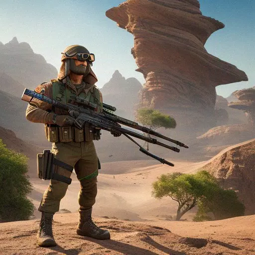 Schermata commando desert sniper shooter 1