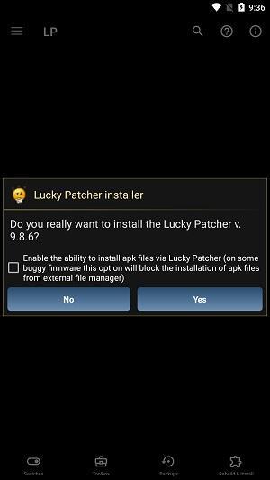 Lucky Patcher ภาพหน้าจอ 0