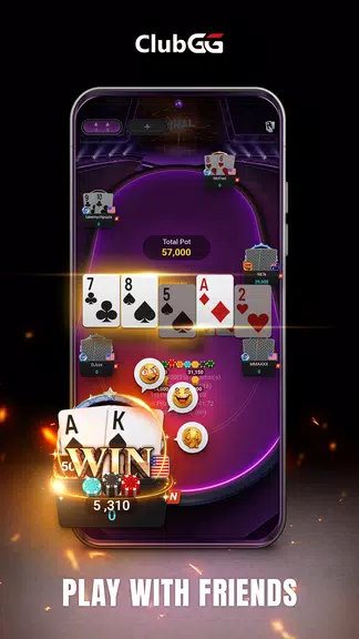 ClubGG Poker स्क्रीनशॉट 1