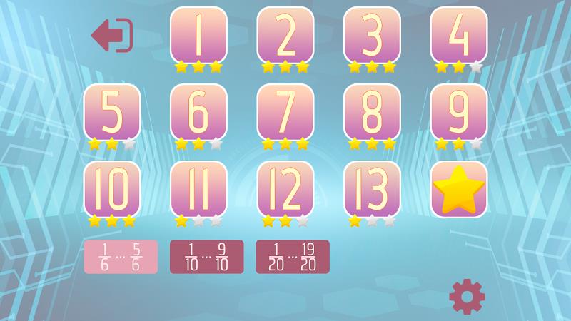 Dividing Fractions Math Game Screenshot 2
