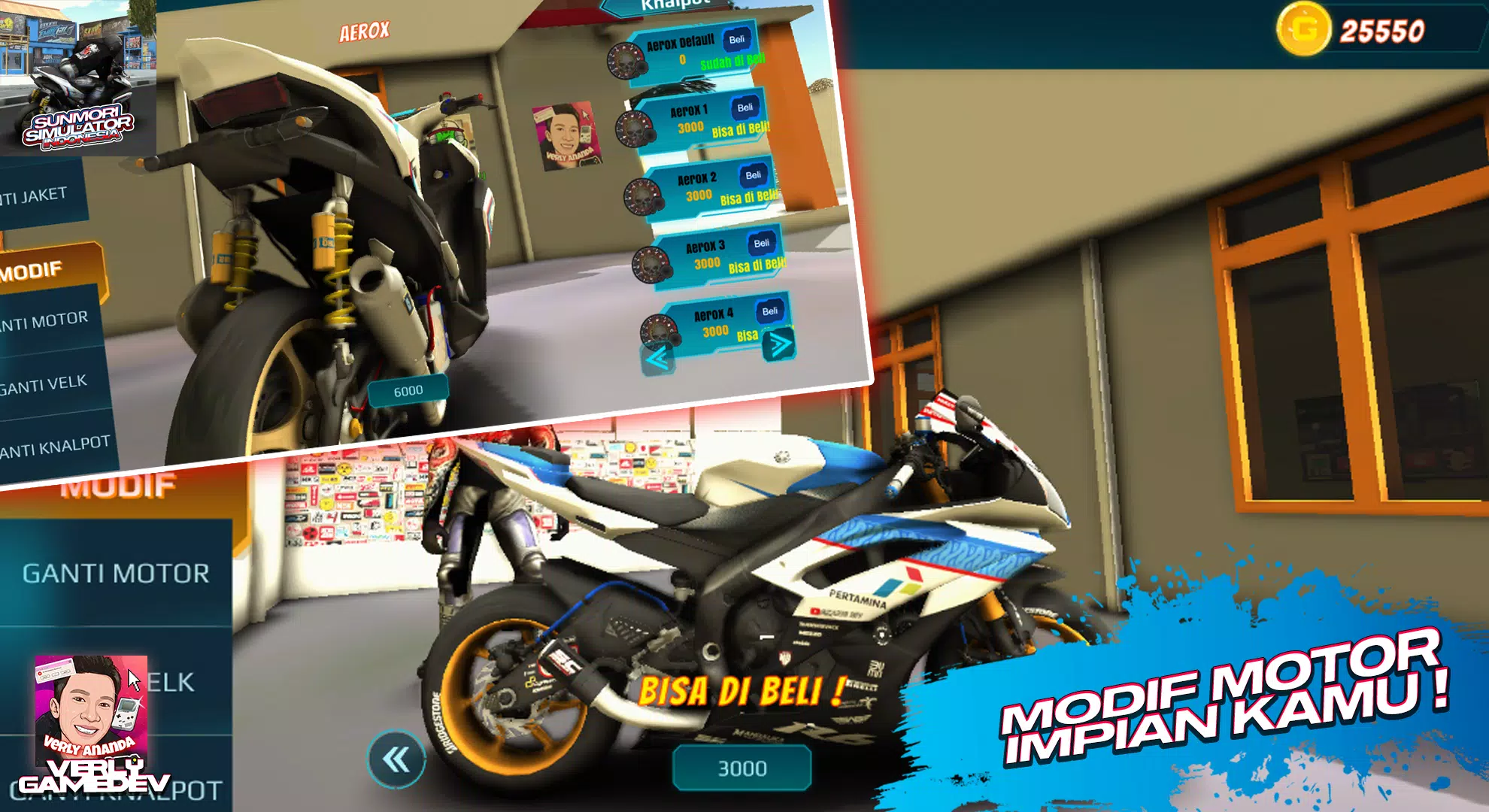 Sunmori Simulator Indonesia 3D Capture d'écran 2