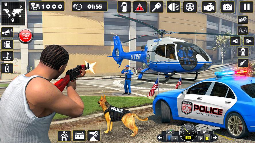 US police Cars Transport truck 스크린샷 1