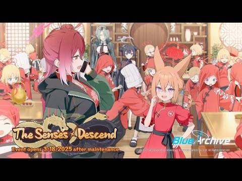 Blue Archive The Senses Descend event visual