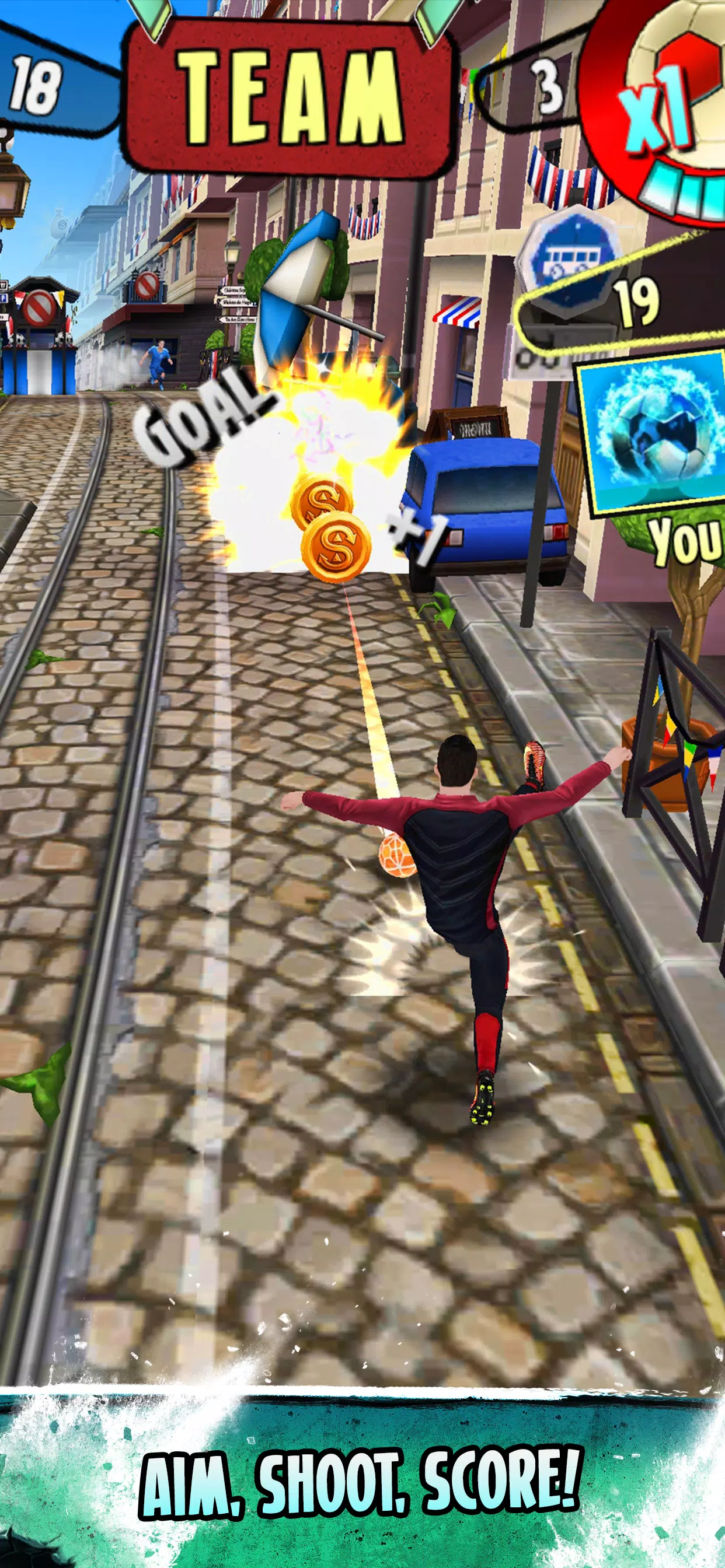 Ronaldo: Kick’n’Run Football Capture d'écran 3