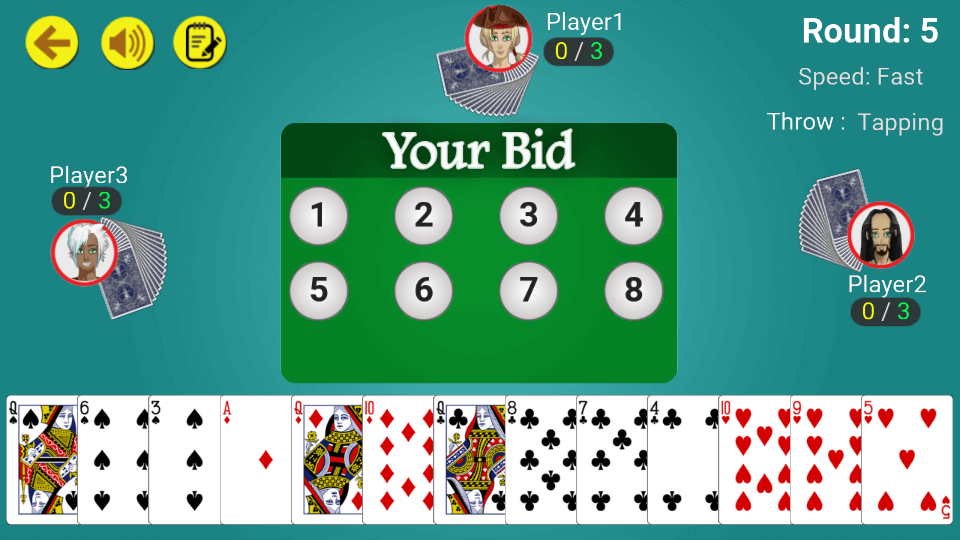Schermata Call break : Offline Card Game 1