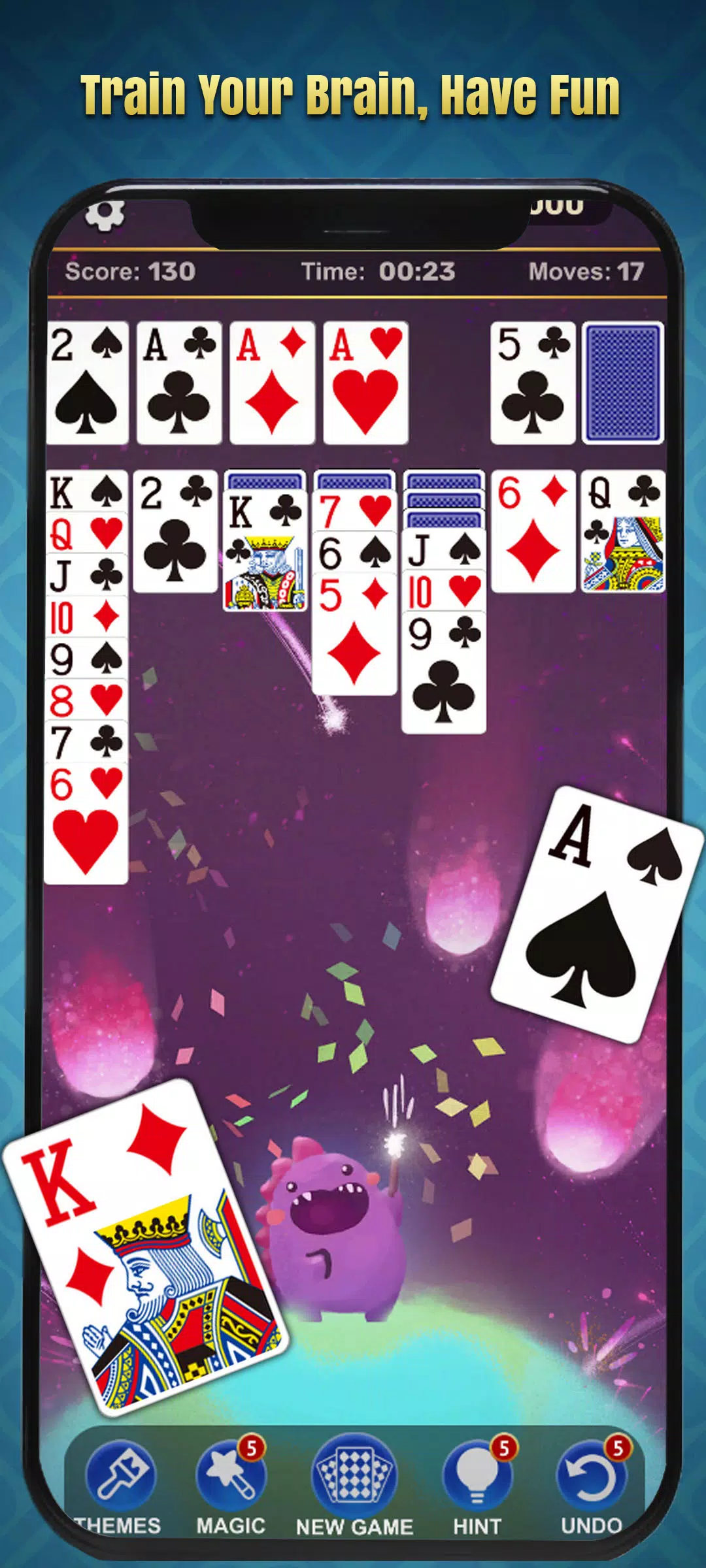 Schermata Solitaire Go: Klondike 1