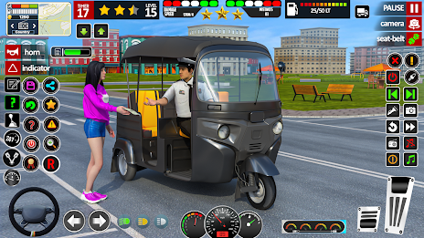 Schermata TukTuk Rickshaw Driving Games 0