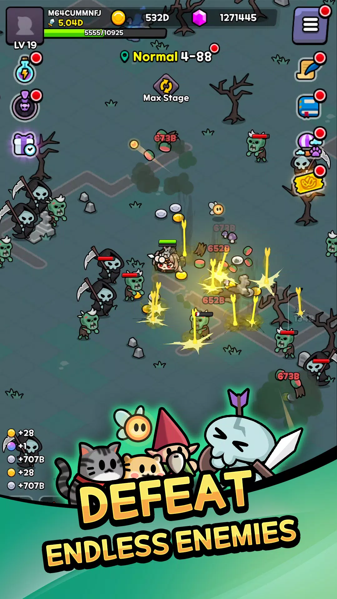 Grow Demon Slimes : Idle RPG 스크린샷 1