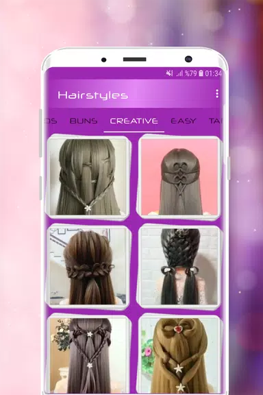 Hairstyles Step by Step Videos Screenshot 1