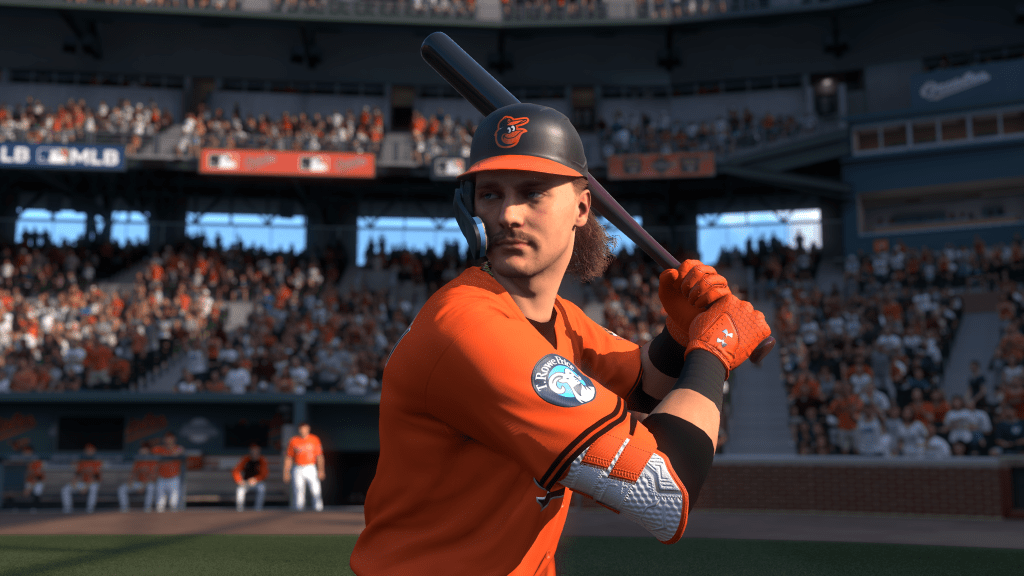Gunnar Henderson in MLB Die Show 25 als Teil eines Artikels über einen Trophäenhandbuch.