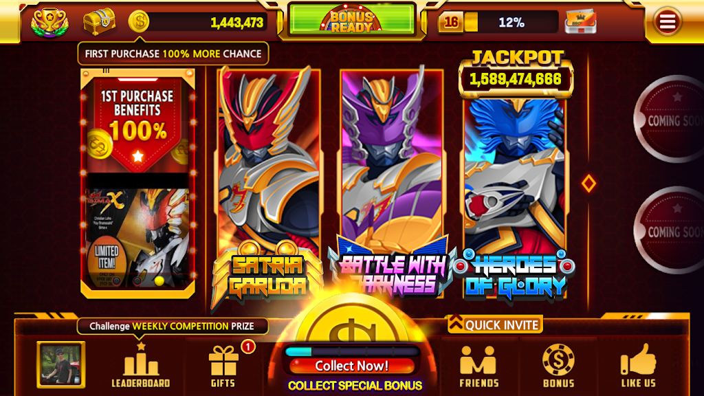 BIMA-X THE SLOTS Captura de pantalla 0