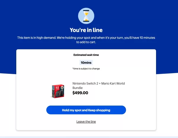 Frustrated gamer attempting Nintendo Switch 2 pre-order