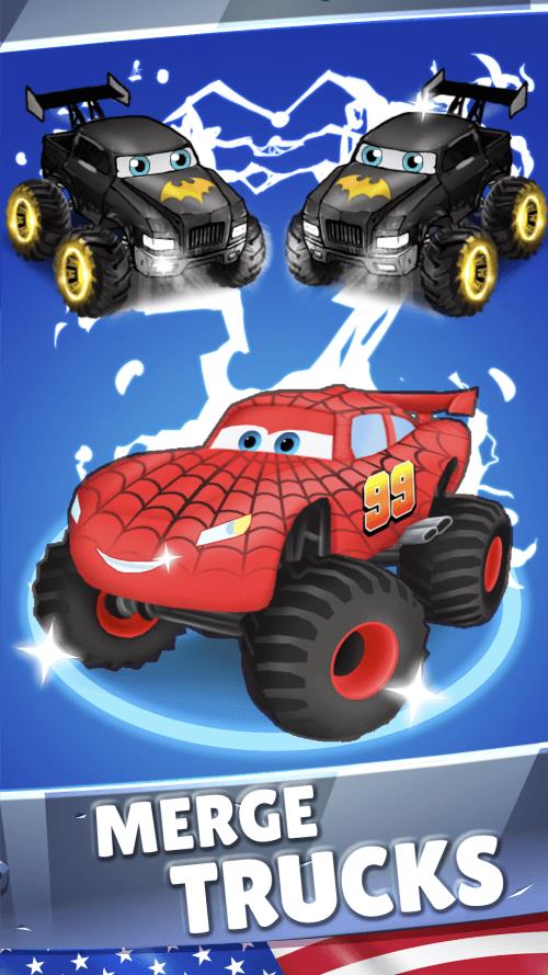Merge Truck: Monster Truck Ekran Görüntüsü 1
