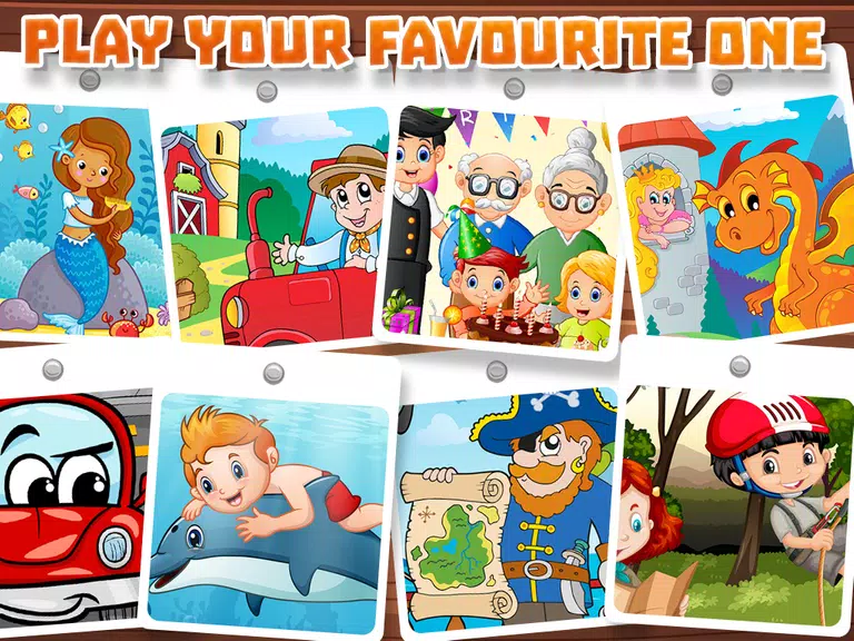 Princess Jigsaw Puzzles Kids Ekran Görüntüsü 2