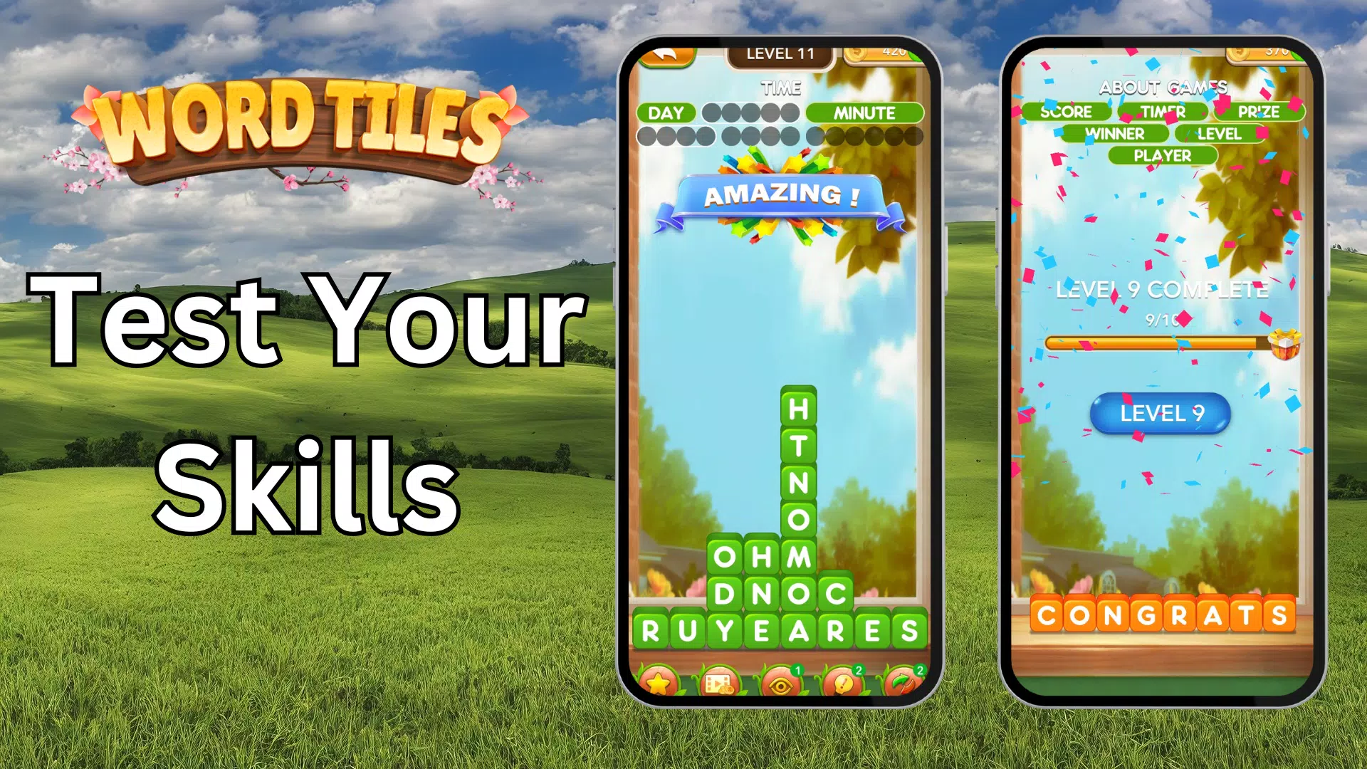 Word Block Puzzle - Word Game 스크린샷 1