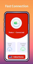 USA VPN - Fast VPN USA Proxy 스크린샷 1