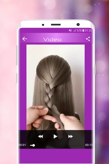 Hairstyles Step by Step Videos Screenshot 3