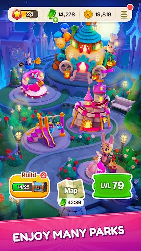 Thrill Match: Theme Park Games Captura de pantalla 3