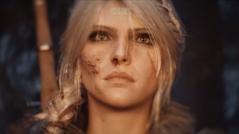 New Witcher 4 비디오에서 2:11에 Ciri.