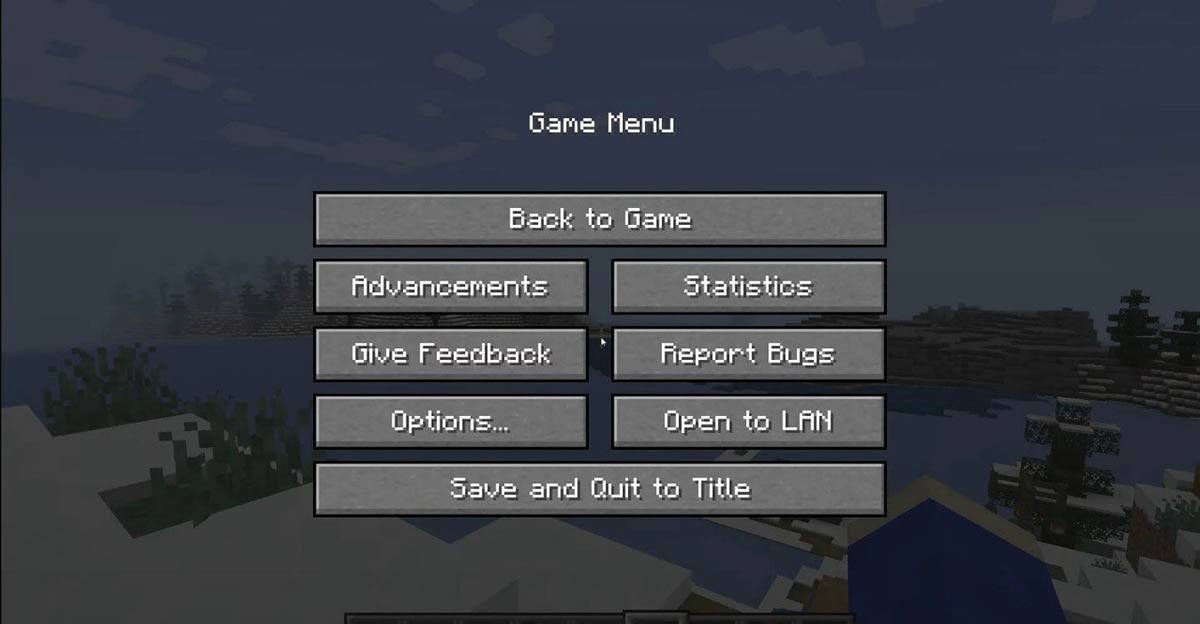Wie man Minecraft verlassen