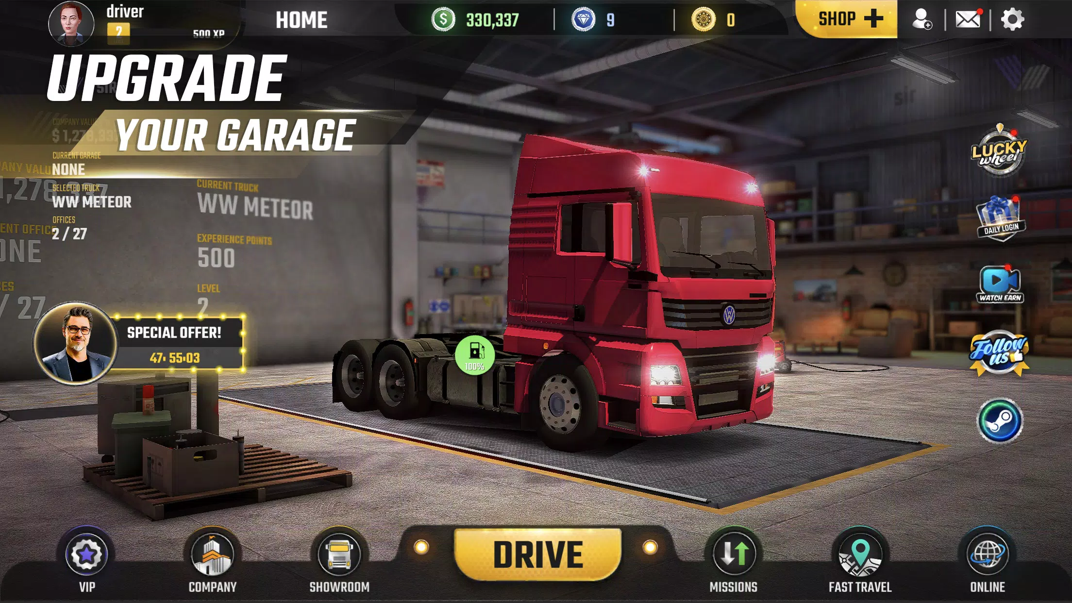 Truck Simulator World Capture d'écran 0