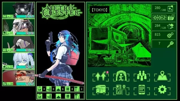 Metro Quester - Hack & Slash, Kemco'nun en son Dungeon Arama RPG'sinde Mobile