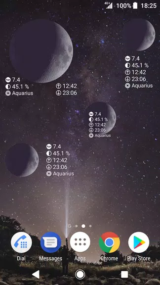 Simple Moon Phase Calendar Captura de tela 3