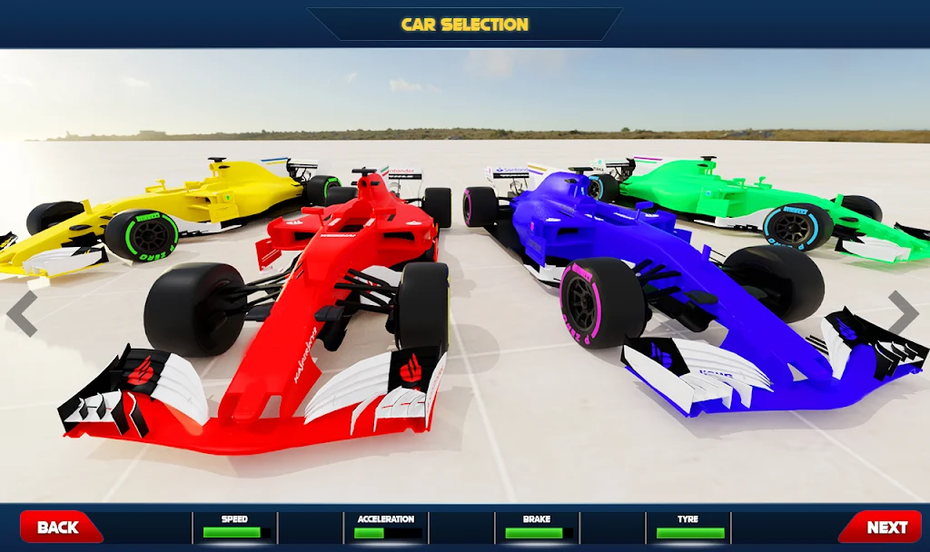 Impossible Formula Car Racing Stunt New Free Games Captura de pantalla 1